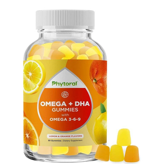 Omega 3-6-9 Gummies DHA for Adults Wellness